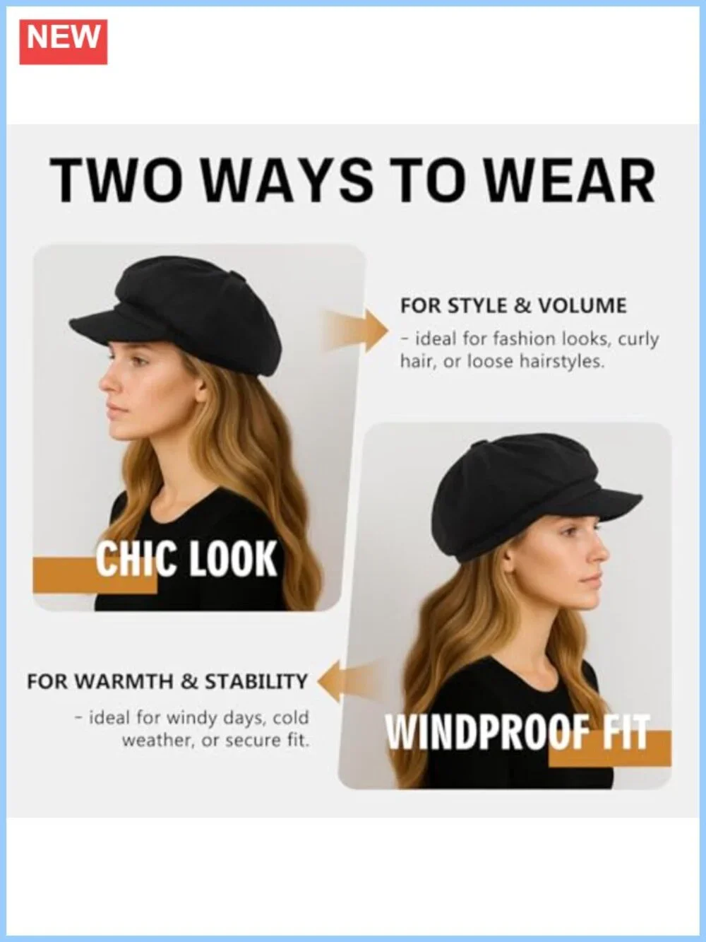 Women Wool Winter Newsboy Hat Vintage Pageboy Beret Cap